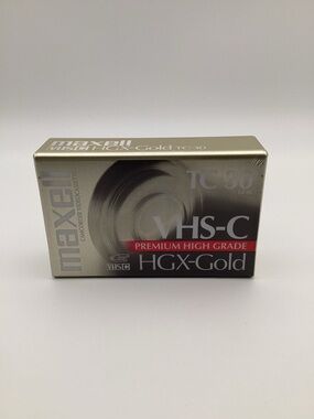 Maxwell VHS-C HGX-Gold TC-30 Premium High Grade Videocassette